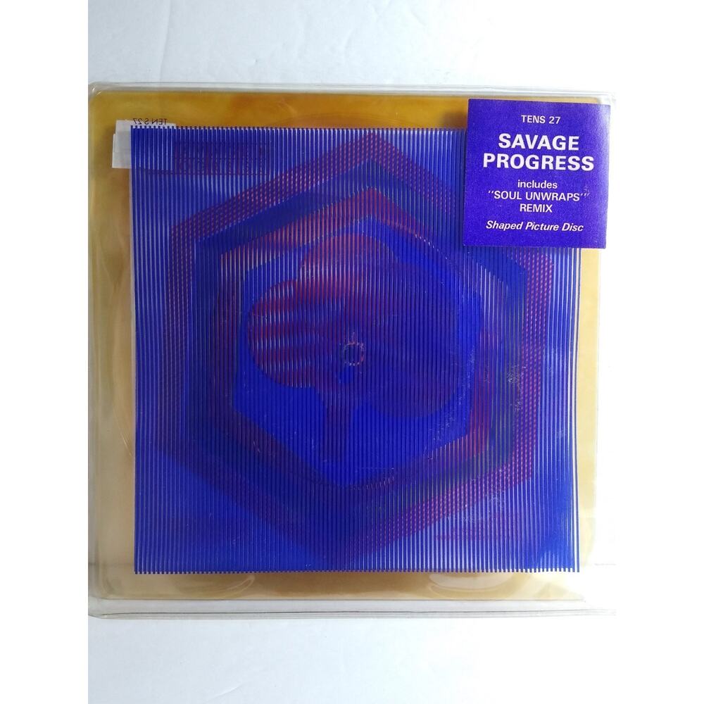 Savage Progress - Burning Bush 7" Square Shaped Picture Disc Single 1984